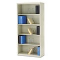 Hon® Brigade® 600 Series 5-Shelf Open Shelving Lateral File Cabinet, Putty, Legal (J625CNL)