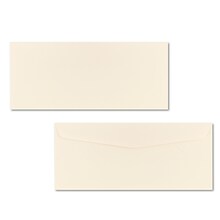 Neenah Paper #10 Business Envelope, 4 1/2 x 9 1/2, Baronial Ivory, 500/Box (NEE6557100)