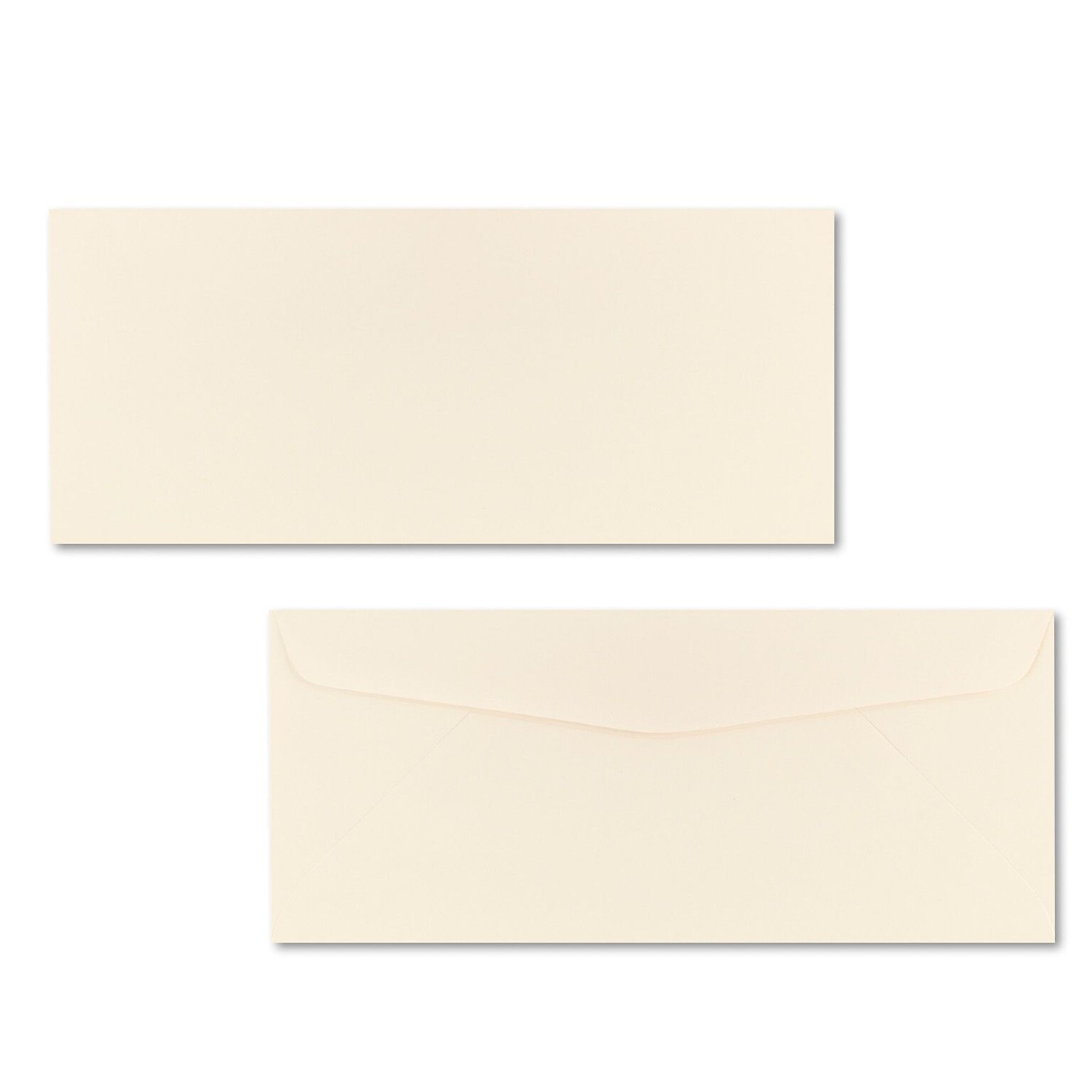 Neenah Paper #10 Business Envelope, 4 1/2 x 9 1/2, Baronial Ivory, 500/Box (NEE6557100)