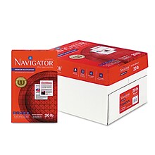 Navigator Premium 8.5 x 14 Multipurpose Paper, 20 lbs., 97 Brightness, 5000 Sheets/Carton (NMP1420
