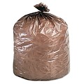 Stout® Controlled Life-Cycle Plastic Trash Bags Trash Bags, 1.1 mil Thickness, Brown, 39 gal, 40/Box (G3344B11)