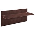 Mayline® Napoli 42 3/4 x 87 1/4 Wood Veneer Reception Desk Top; Mahogany
