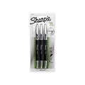 Sharpie® Pen with Grip, Fine Point, Black, 3/pk (1758052)