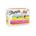 Sharpie® Blade Highlighter, Chisel Tip, Pink, 12/pk (1825630)
