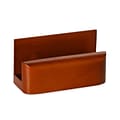 Rolodex® Wood Tones™ Solid Wood Business Card Holder, Mahogany