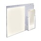 Azar Displays Acrylic Wall Mount Sign Holder with Brochure Holder, 2/Pack (252051-2 PACK)