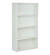 Pro-Line II Prado 4 Shelf Bookcase White 60"H x 31.5"W x 12"