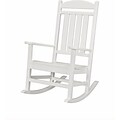 Hanover Outdoor Furniture All-Weather Pineapple Cay Porch Rocker, White (HVR100WH)