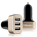 BasAcc® 6.6A 3 Port USB Car Charger for Smartphones and Tablets, Black