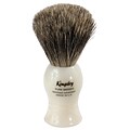 Kingsley for Men Pure Badger Bristle Shave Brush-Faux Ivory Handle