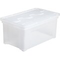 IRIS® Letter Size Wing lid Plastic File Box , 4 Pack (139571)