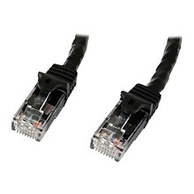 StarTech N6PATCH10BK Cat6 Patch Cable with Snagless RJ45 Connectors; 10ft, Black