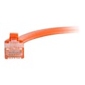 C2G ® 27812 7 RJ-45 Male/Male Cat6 Snagless Unshielded Ethernet Network Patch Cable, Orange