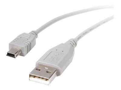 StarTech USB2HABM1 1ft Mini USB 2.0 Cable, A to Mini B, M/M