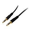 StarTech MU15MMS15ft Slim 3.5mm Stereo Audio Cable, M/M