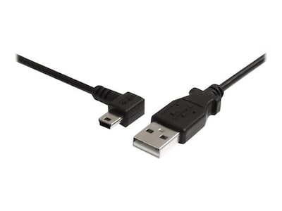 StarTech USB2HABM6LA 6ft Mini USB Cable; A to Left Angle Mini B