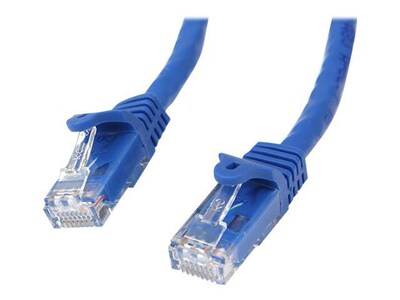 StarTech N6PATCH3BL Cat6 Patch Cable with Snagless RJ45 Connectors, 3ft, Blue