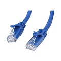 StarTech N6PATCH3BL Cat6 Patch Cable with Snagless RJ45 Connectors, 3ft, Blue