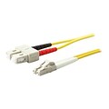 AddOn® ADD-SC-LC-1M9SMF 3.3 LC Male/SC Male Single-Mode Fiber Duplex Patch Cable; Yellow