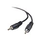C2G® 40413 6' 3.5mm Stereo Male/Female Audio Cable; Black