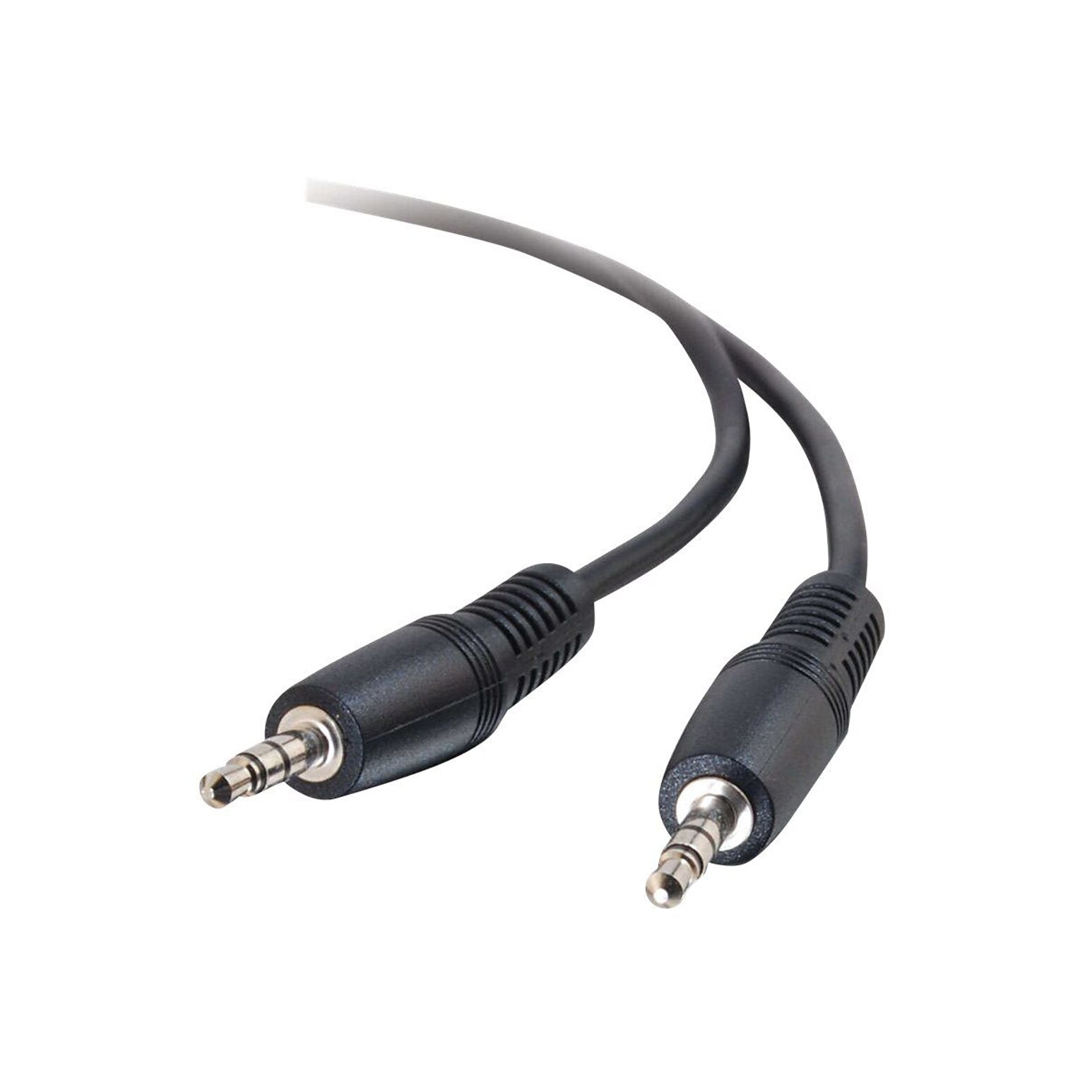 C2G® 40413 6 3.5mm Stereo Male/Female Audio Cable; Black