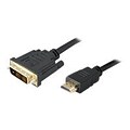 AddOn® 8 HDMI Male to DVI-D Male Adapter Cable, Black