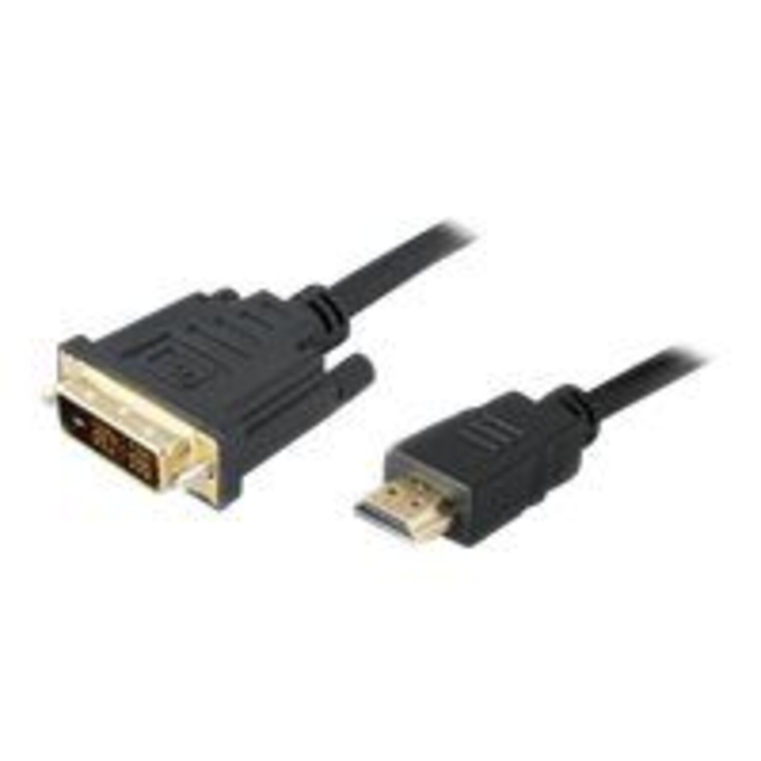AddOn® 8 HDMI Male to DVI-D Male Adapter Cable, Black