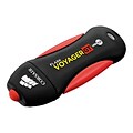 Corsair® Flash Voyager® GT 64GB 100 Mbps Write/240 Mbps Read USB 3.0 Flash Drive; Black/Red