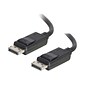 C2G® 54402 10' DisplayPort Male/Male Cable with Latches; Black