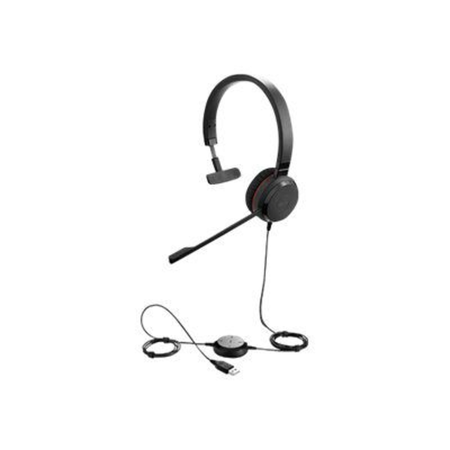 Jabra (4993-829-209) EVOLVE 20 UC Over-the-Head Wired Mono Headset w/ Noise-Canceling Microphone