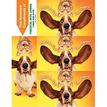 Humorous 3-Up Laser Postcards with Bookmark, That Time Again, 150 Postcards/Pack