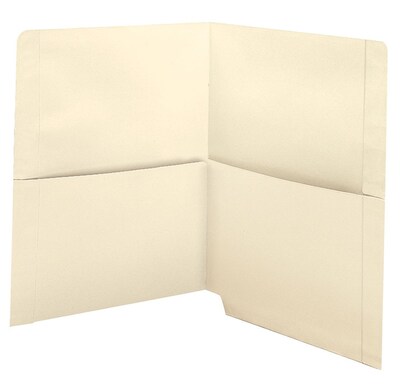 Medical Arts Press® End-Tab Folders with Twin 1/2 Pockets; 11 Point, 50/Box