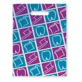 Medical Arts Press® Dental Scatter Print Bags, 7-1/2x10, Dental Blocks