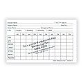 Medical Arts Press® Vet Cage Card, Provides a Record of Twice Daily Care, 3x5