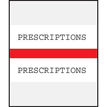 Medical Arts Press® Standard Preprinted Chart Divider Tabs; Prescriptions, Red