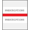 Medical Arts Press® Standard Preprinted Chart Divider Tabs; Prescriptions, Red