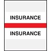 Medical Arts Press® Standard Preprinted Chart Divider Tabs; Insurance, Red