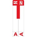 Medical Arts Press® A and N Name Labels, Red, Smead® Alpha-Z® Compatible