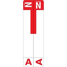 Medical Arts Press® A and N Name Labels, Red, Smead® Alpha-Z® Compatible