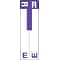 Medical Arts Press® E and R Name Labels, Purple, Smead® Alpha-Z® Compatible