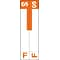 Medical Arts Press® F and S Name Labels, Orange, Smead® Alpha-Z® Compatible