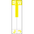 Medical Arts Press® J and W Name Labels, Yellow, Smead® Alpha-Z® Compatible