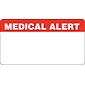 Medical Arts Press® Chart Alert Medical Labels, Medical Alert, Red and White, 1-3/4x3-1/4", 500 Labels