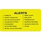Medical Arts Press® Chart Alert Medical Labels, Alerts, Chartreuse, 1-3/4x3-1/4", 500 Labels
