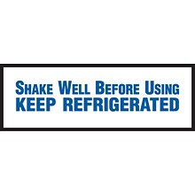 Medical Arts Press® Veterinary Medication Instruction Labels, Shake Well/Keep Refrigerated, White, 1