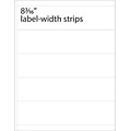 Medical Arts Press® Transcription Labels, 2 Quick-Peel Strips, White, 2x8-3/16, 500 Labels