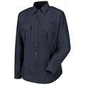 Horace Small Womens Sentry Action Option Long Sleeve Shirt RG x XL, Dark navy