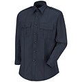 Horace Small Mens Deputy Deluxe Plus Long Sleeve Shirt 175 x 35, Dark navy
