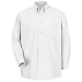 Red Kap Mens Executive Oxford Dress Shirt 17 x 34, White