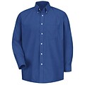 Red Kap Mens Executive Oxford Dress Shirt 205 x 35, French blue